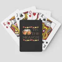 Tis The Season Oktoberfest Fun Beer Festival Fall  Poker Cards