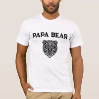 *~* AP86 Celtic PAPA BEAR Head Father's Day T-Shirt