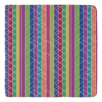 Colorful Stripes Trivet