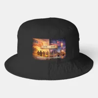 4th of July America 1776 to 2026 USA 250th Party Bucket Hat