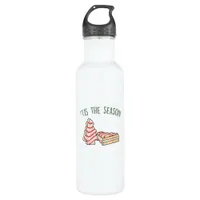 Tis The Season Holiday Christmas Stainless Steel Water Bottle