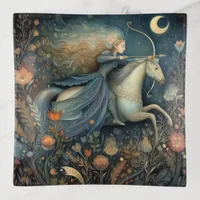 Sagittarius Zodiac Astrology Celestial Birthday Trinket Tray