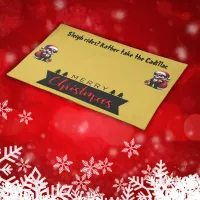 Gangster - Sleigh Rides? Rather Take Cadillac |  Cloth Placemat