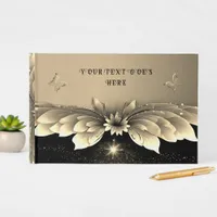 Gold Metallic  Guest Book