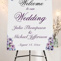 Romantic and Poetic Pastel Lilac Watercolor Foam Board