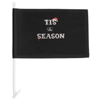 Christmas Is Approaching Tis The Season Car Flag
