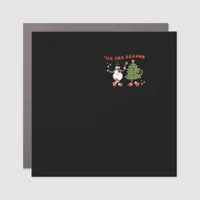 Tis The Season Christmas Tree Pals Classic Trendy  Car Magnet