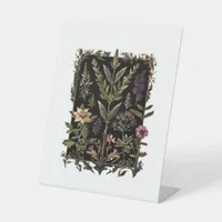 Goblincore Victorian Witch Herbs Classic Pedestal Sign