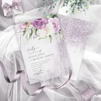 Floral Sparkles Wedding Mauve ID889