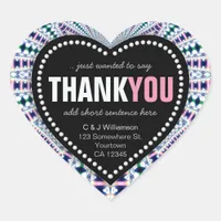 Magical Sparkle Digi Lacy Thank You Heart Sticker