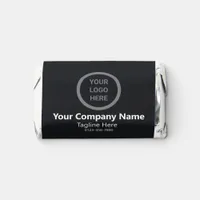 Sleek Black Custom Business Logo Promo Marketing Hershey's Miniatures