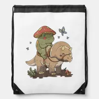 Cottagecore Frog  Aesthetic Mushroom Cute Goblinco Drawstring Bag