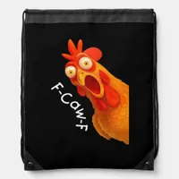 F-Caw-F Chicken Essential Classic Retro Drawstring Bag