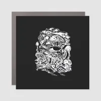 Cottagecore Aesthetic Frog Mushroom Goblincore Cre Car Magnet