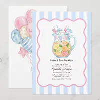 Palms & Pour Decisions Palm Beach Bachelorette Invitation
