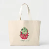 Dragon Fruit  Large Tote Bag