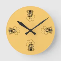 Clock - Honey Bee on comb