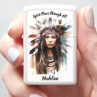 Native Symbols Traditional Attire Zippo Lighter