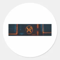 F-Caw-F Essential Creative Style Classic Round Sticker