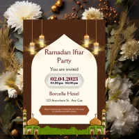 Brown and Beige Modern Ramadan Big Event Save The Date