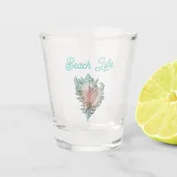 Conch Shell "Beach Life"  Shot Glass