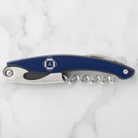 Navy Blue Nautical Lifesaver Monogram Waiter's Corkscrew