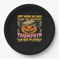 Just Doing My  To  Weirdest Trumpkin Usa Classic Paper Plates