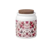 Cherry Blossom Candy Jar