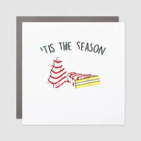 The Season Christmas Tree  Car Magnet