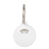 Radiology Skeleton Heart Hands Classic Pet ID Tag