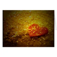 Heart and Glitter on Vintage Book Page Still Life Cards
