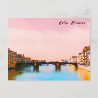 ** Bridge Firenze Florence Italy Italian AP12 Postcard