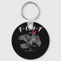 F-Caw-F Retro Classic Keychain