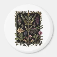 Goblincore Victorian Witch Herbs Classic Magnet