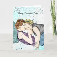 Happy Birthday, Love | Lesbian Kiss Card