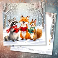Lil Forest Critters | Personalized Christmas Holiday Card