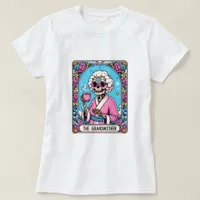 The Grandmother Funny Skeleton Tarot T-Shirt