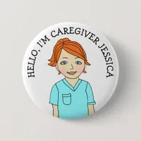 Hello, I'm Caregiver Add Name Button