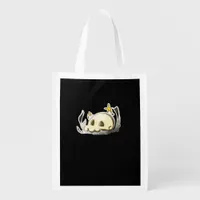 Cute Skull Oversized Grocery Bag