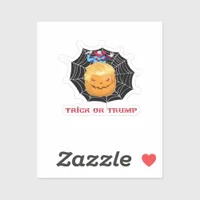 Trick Or Halloween Scary Clown Sticker