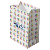 Gift Bag - Multiple Color Wheels with Text