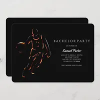 Basketball Player Bachelor / Birthday Party Sports Invitation