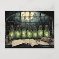 The Witch Still Life Table Display Postcard
