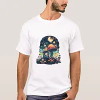 Cottagecore And Aesthetic Goblincore Mushroom Fair T-Shirt