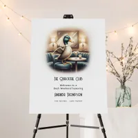 The Quacktail Club Lake Bachelorette Welcome Foam Board