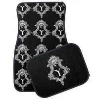 Y Monogram Initial Set of Car Mats