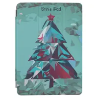 Polygonal Christmas Tree iPad Air Cover