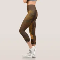 The Trout Pool (1870) Artwork - Capri Leggings