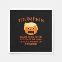 Anti Trumpkin Funny Halloween Napkins