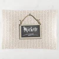 Hanging Chalkboard Beige ID397 Trinket Tray